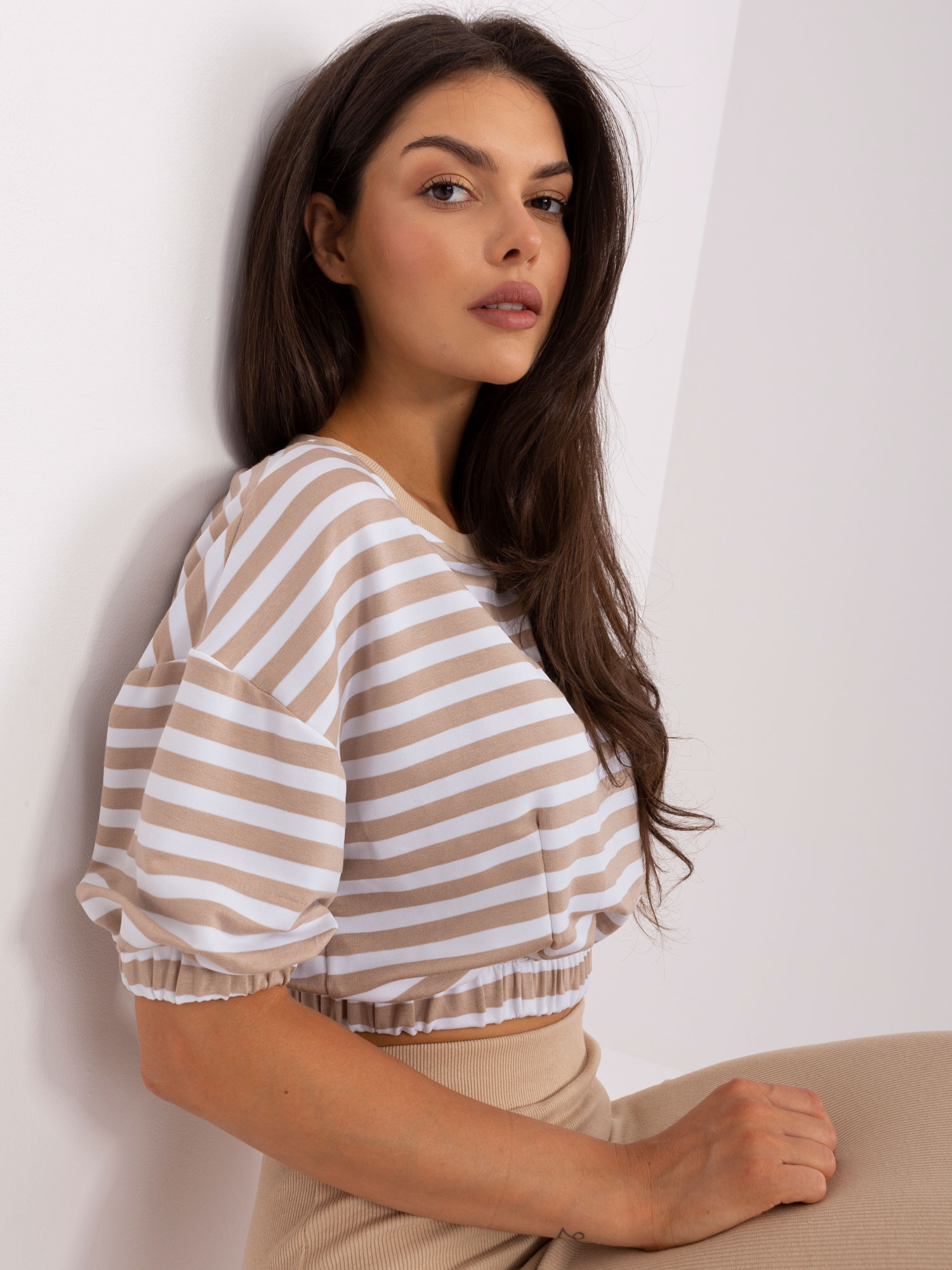 Damen Zweiteiler Set Baumwolle gerippt – Rock & Top Casual Damen Mode