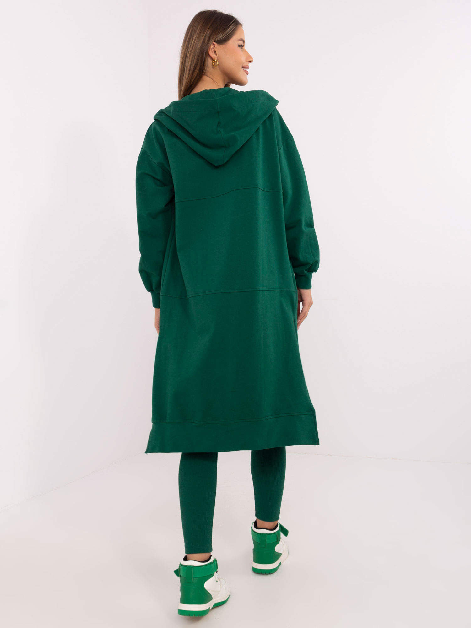 Eleganter Trainingsanzug Damen Set mit Leggings und Sweatshirt sportlich bequem damenmode