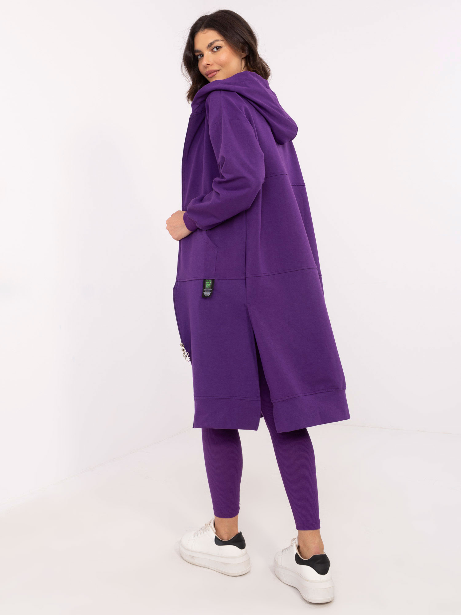 Eleganter Trainingsanzug Damen Set mit Leggings und Sweatshirt sportlich bequem damenmode