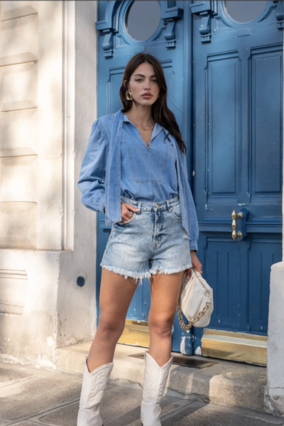 Moderne Damen Jeansshorts für den Sommer